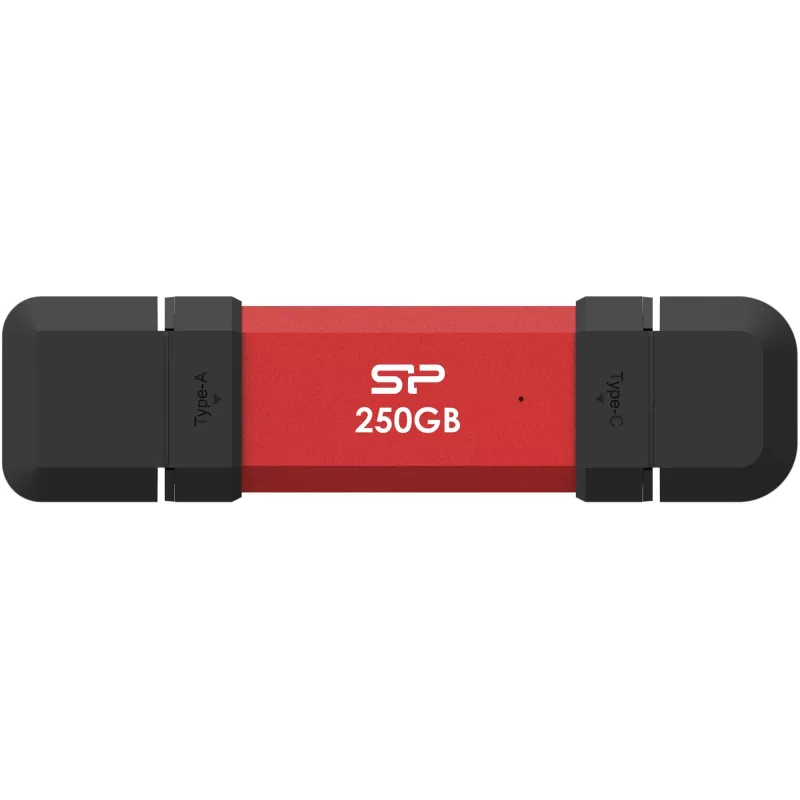 Nešiojamas SSD Silicon Power DS72 250GB, USB-C/USB-A 3.2 Gen 2