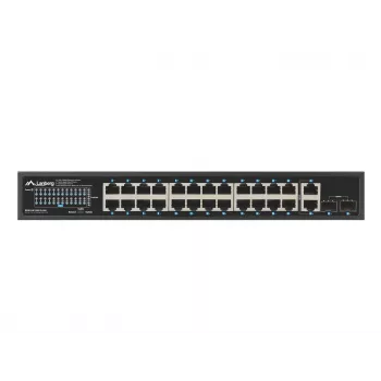 Nevaldomas LANBERG RSGE-24P-2GE-2S-360 jungiklis su 24 RJ-45 Ethernet prievadais