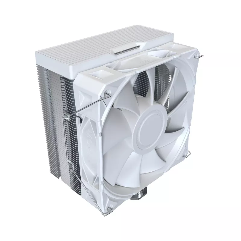 CPU oro aušintuvas Montech NX400, 120 mm ventiliatoriai, baltas, 156×74×120 mm, TDP 270 W