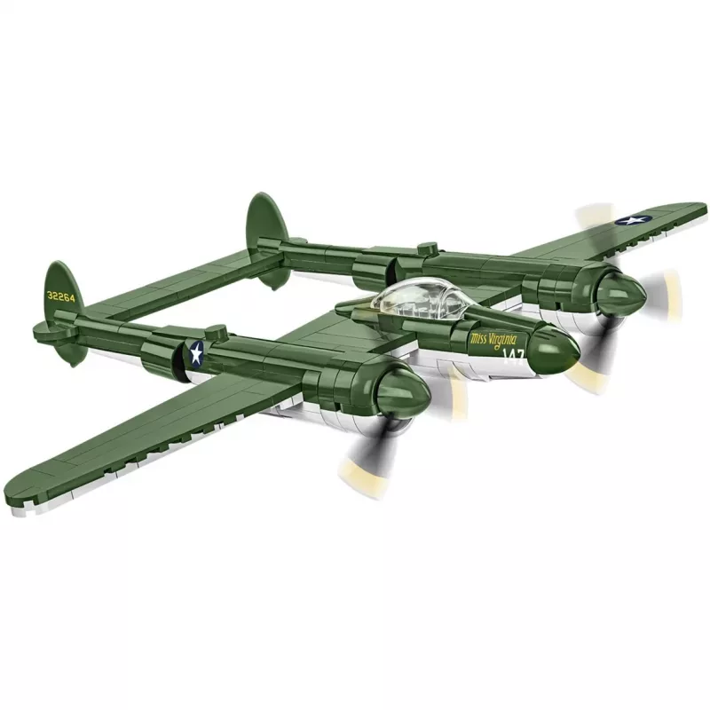 COBI Lockheed P-38 Lightning statybiniai blokeliai, 332 dalys