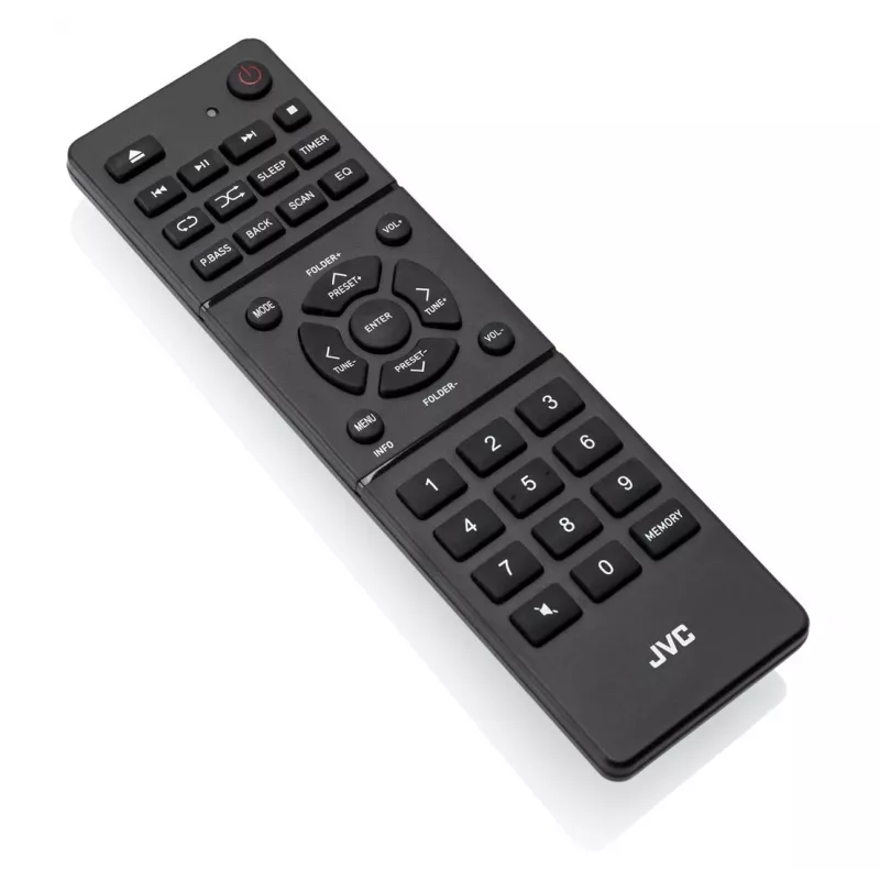JVC RD-E874B daugiafunkcė garso sistema, interneto/DAB+/FM radijas, CD, Bluetooth, 20 W, juoda