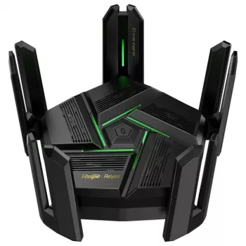 Stalinis belaidis maršrutizatorius RUIJIE RG-EW7200BE PRO — Dviejų juostų „Wi‑Fi 7“ (2,4/5 GHz), 5765 Mbps, 9x RJ-45 LAN (10/100/1000/2500), USB, juodas
