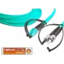 Lightwin Fibre Optic Cable 10 m OM3 LC ST Black,Blue (LDP-50 LC-ST 10.0 OM3)