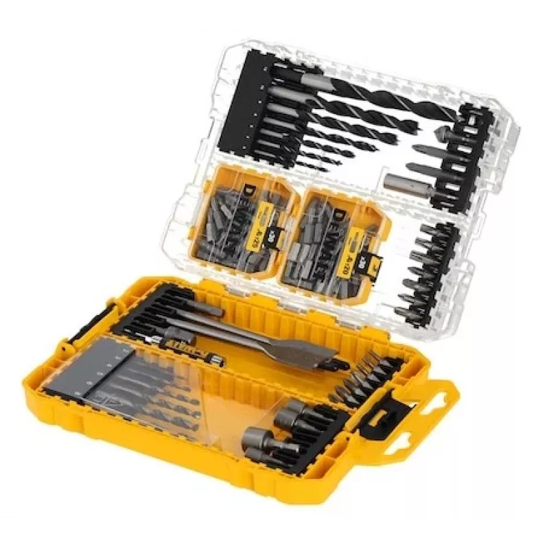„DeWalt“ Pozi varžtų rinkinys 100 vnt. – įvairių dydžių savisriegiai medienai ir metalui