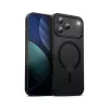 Crong Hybrid Frost MAG Cover Case su MagSafe, iPhone 17 Pro Max, Frosted Black