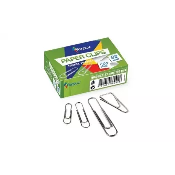 Segtuvai Forpus, baltas metalas, 26 mm apvalūs (100 vnt.) 1104-001