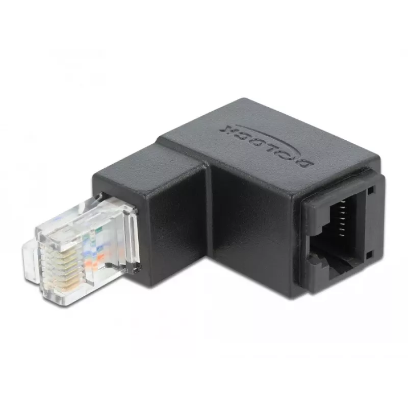 Adapteris RJ45 kištukas žemyn 90° DeLOCK 86423