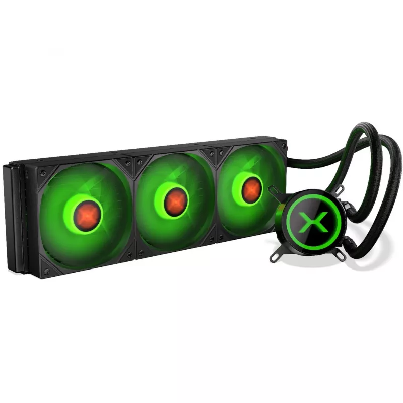 Ventiliatorių komplektas KRUX HydroX 360 ARGB, 360 mm radiatoriui, ARGB apšvietimas