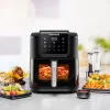 Kaitintuvo oro gruzdintuvė Rommelsbacher FRH 1700 Single 8 L 1700 W su 10 programų ir LED ekranu