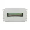 Delock 67319 10" grandinės pertraukiklių juosta su dangteliu ir DIN bėgiu, 3U, metalinė, pilka