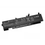 Keičiamoji 3 elementų nešiojamojo kompiuterio baterija BTI L77991-005, skirta HP 850 G7 / 855 G7 / 850 G8 / ZBook Firefly 15 G8, 11,55 V 5850 mAh (68 Wh), juoda