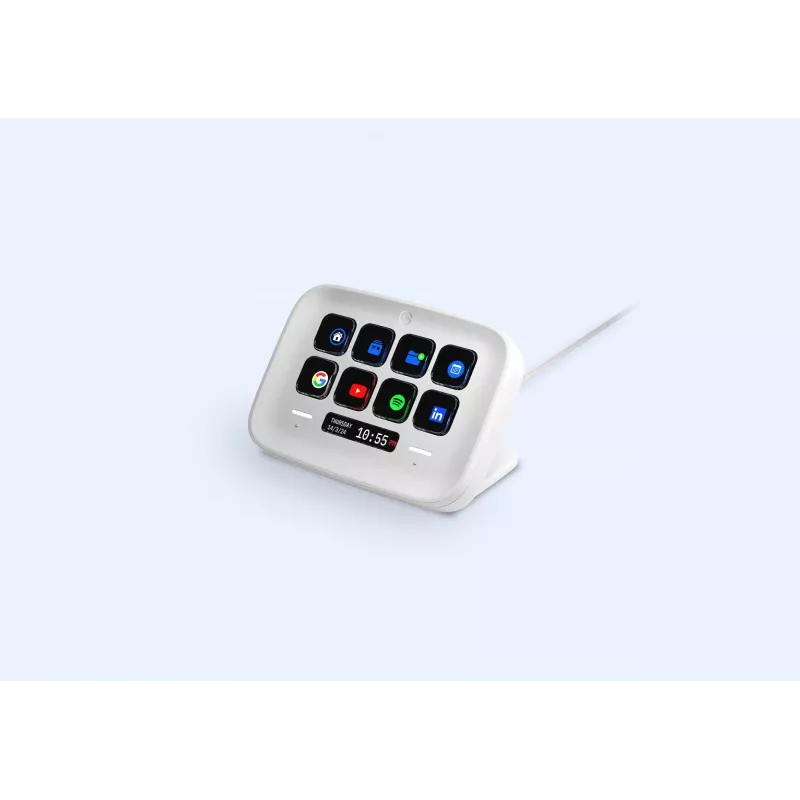 Elgato Stream Deck Neo 10-mygtis programuojamas valdiklis Baltas
