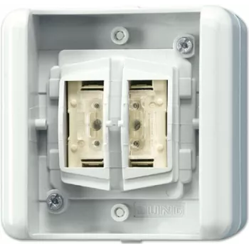 Jung KNX mygtukas BA 2-jų grupių centrinė padėtis 8472.02 LEDW (8472.02LEDW)