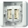 Jung KNX mygtukas BA 2-jų grupių centrinė padėtis 8472.02 LEDW (8472.02LEDW)