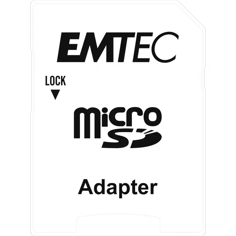 EMTEC Gold+ 16GB microSDHC atminties kortelė (Class 10, UHS-I U1) su SD adapteriu