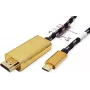 ROLINE 11.04.5844 USB grafikos adapteris 3840 x 2160 pikselių juodas - auksinis