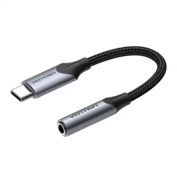 Garso adapteris Vention BGJHA USB-C (vyriškas) į 3,5 mm lizdą (moteriškas), 0,1 m laidas