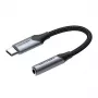 Garso adapteris Vention BGJHA USB-C (vyriškas) į 3,5 mm lizdą (moteriškas), 0,1 m laidas