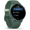 Sportinis laikrodis GARMIN vívoactive 6 – 42 mm aliuminio/polimero korpusas, AMOLED 1,2 colio, GPS, 5 ATM, optinis širdies ritmo matuoklis, SpO2, 8 GB, žalias