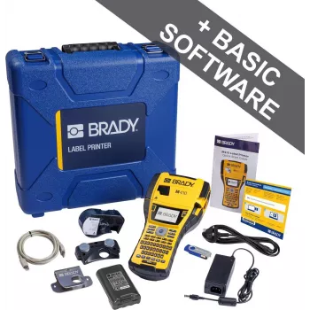 Belaidis etikečių spausdintuvas Brady M410-KIT-EU, terminis perdavimas, QWERTY, 300 dpi