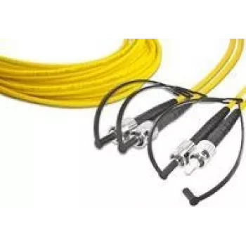 Lightwin LDP-09 ST-ST 1.0 šviesolaidinis kabelis 1 m 2x ST OS2 geltonas