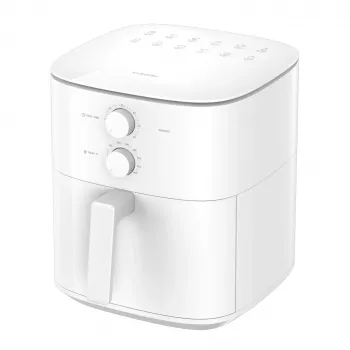 Karšto oro gruzdintuvė Xiaomi MAF13 — 6 L, 1550 W, 12 programų, 80–200°C, išimamas nelipnus dubuo, balta