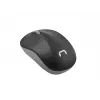 Belaidė optinė biuro pelė NATEC Toucan Office RF – ambidekstrinė, 1600 DPI, 3 mygtukai, ratukas, pilka/juoda