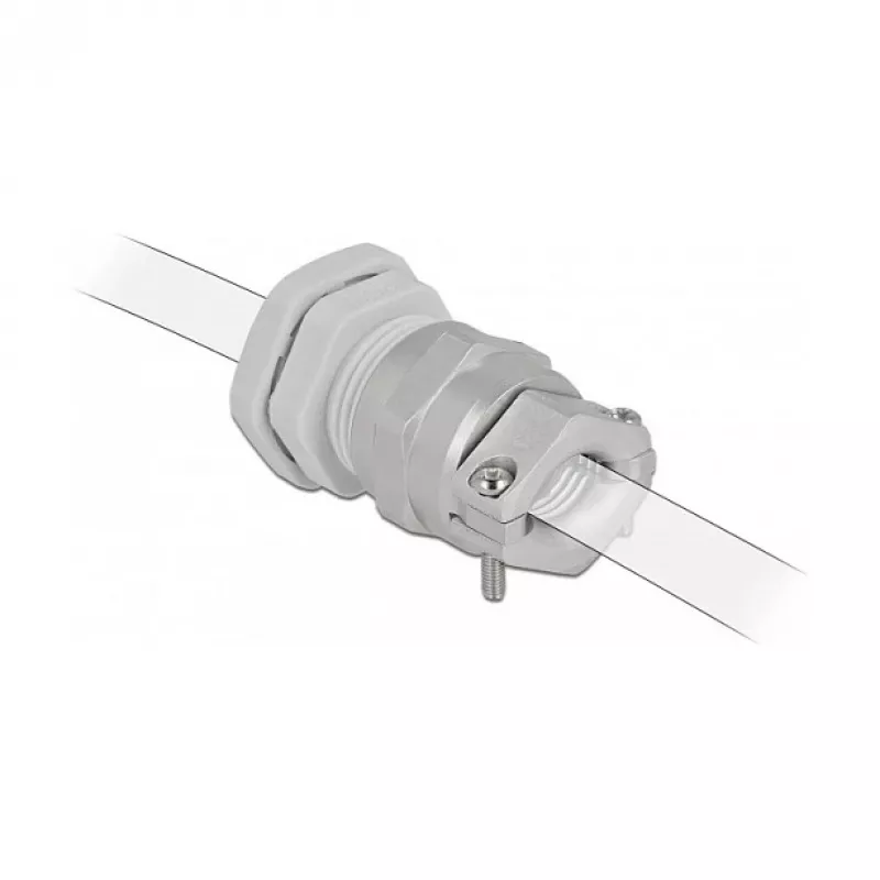 Kabelio įvadas DeLOCK 60360 pilkas metalas plastikas 1 vnt.