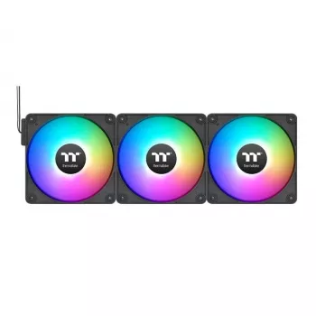 Ventiliatorius Thermaltake CT140 EX ARGB Sync 14 cm, hidraulinis guolis, juodas