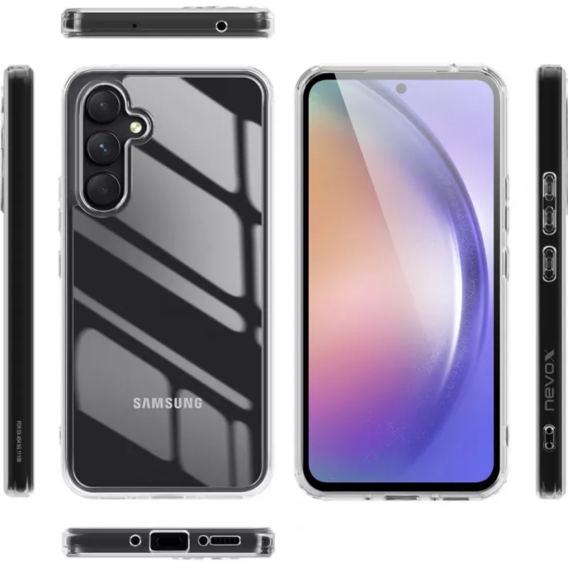 Nevox StyleShell SHOCKFlex Samsung Galaxy A56 5G permatomas dėklas