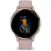 Garmin Venu 3S 3.05 cm (1.2) AMOLED 41 mm Skaitmeninis 390 x 390 pikselių Lietimui jautrus ekranas Auksinė, Rožinė Wi-Fi GPS (palydovas)