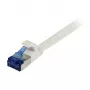 Synergy 21 Patch Laidas RJ45, CAT6A 500MHz, 10m, Baltas, U/FTP, Plokščias, TPE (Superflex), AWG32