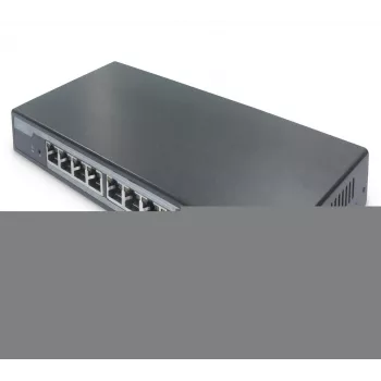 Digitus 8-Port Gigabit PoE tinklo jungiklis, stalinis, L2 valdomas, 2 aukštynkryptės jungtys, SFP, 86 W, af/at