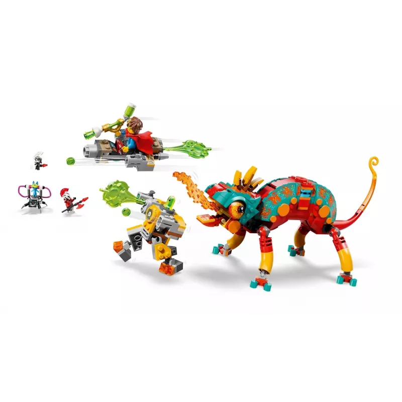 Statybinis žaislas LEGO 71492 Dreamzz Mateo ugninis chameleonas, plytelių modelis kūrybiškam konstravimui