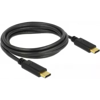 USB kabelis DeLOCK 83324 USB 2.0 2 m USB C juodas
