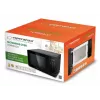 Solo mikrobangų krosnelė ESPERANZA EKO009 — 700 W, 20 L, LED ekranas, jutiklinis valdymas, 24,5 cm stiklinė plokštelė, juoda