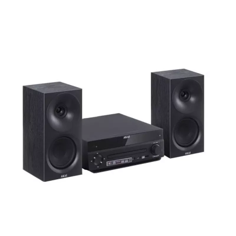 Garso sistema AKAI AM-301 BK muzikos centras – kompaktiškas namų garso įrenginys