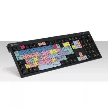 Klaviatūra Logickeyboard Adobe Premiere Pro CC QWERTZ vokiška daugiaspalvė