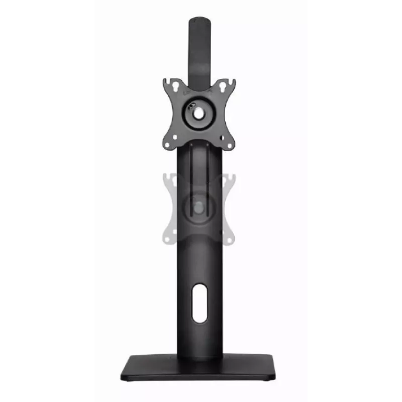Gembird MS-D1-01 reguliuojamo aukščio monitoriaus stovas juodas