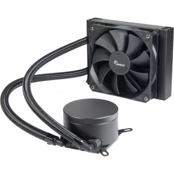 Vandens aušintuvas „All-in-one“ INTER-TECH Argus Iceman B-120, 120 mm ventiliatorius, hidraulinis guolis, juodas
