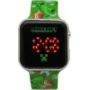 Vaikiškas skaitmeninis laikrodis Euroswan Minecraft LED modelis 065786