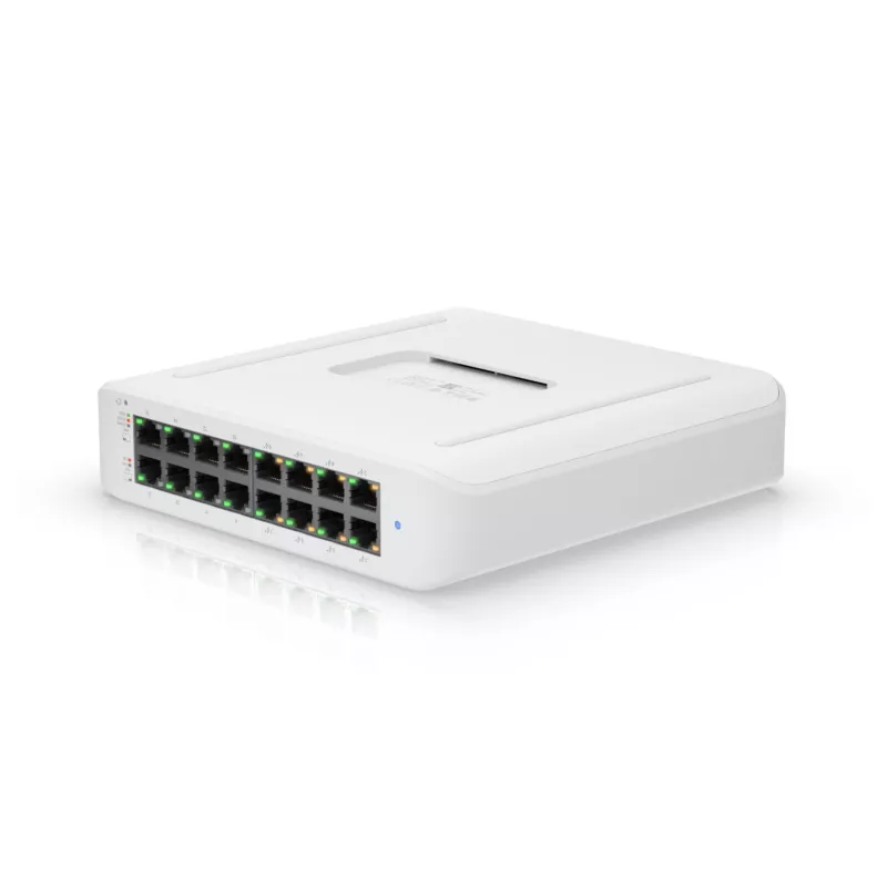 Ubiquiti UniFi Switch Lite 16 PoE L2 Gigabit Ethernet (10/100/1000) maitinimas per Ethernet (PoE) Baltas