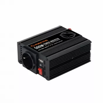 Inverteris MANTA MPI500M 500W nuolatinė / 1000W pikinė DC į AC