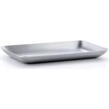 Blomus BASIC stačiakampis nerūdijančio plieno padėklas Flöz Industrie Design 100 mm x 170 mm (63610)
