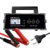 Akumuliatoriaus įkroviklis QOLTEC 52514 — 12V/24V, 25A, AGM/GEL/SLA akumuliatoriams su LCD ekranu