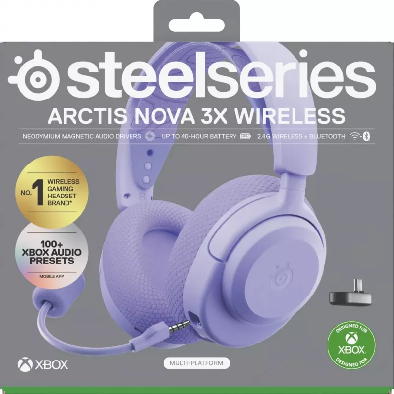 Ausinės Steelseries Arctis Nova 3X Wireless