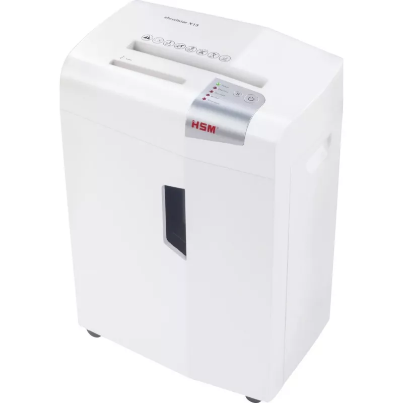 HSM shredstar X13 popieriaus smulkintuvas, 4 x 37 mm su atskiru CD mechanizmu