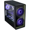Lian Li LANCOOL 217 INF PC korpuso rinkinys + 3x UNI FAN SL-INF 120 Reverse Blade ventiliatorius - juoda