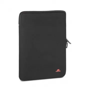 RIVACASE Antishock 5221 MacBook 13 dėklas, vertikalus, juodas, dvigubi užtrauktukai