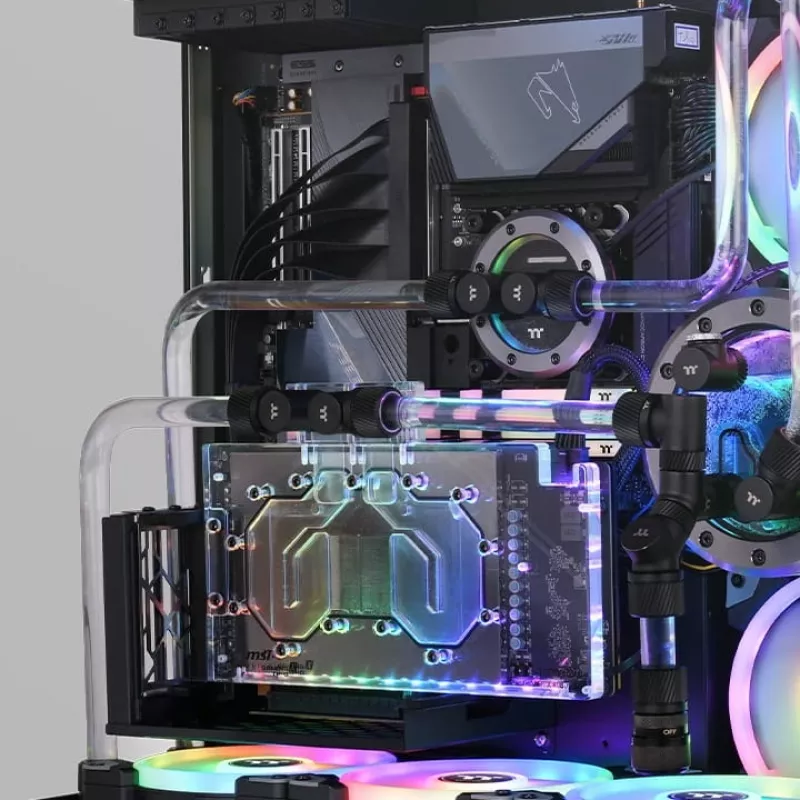 Thermaltake Pacific Hard Tube 16mm išorinis skersmuo 12mm vidinis skersmuo 1000mm 4 vienetų pakuotė (CL-W435-PL16TR-A)